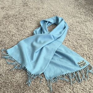 Light Blue Cashmink Scarf Like New Never Worn